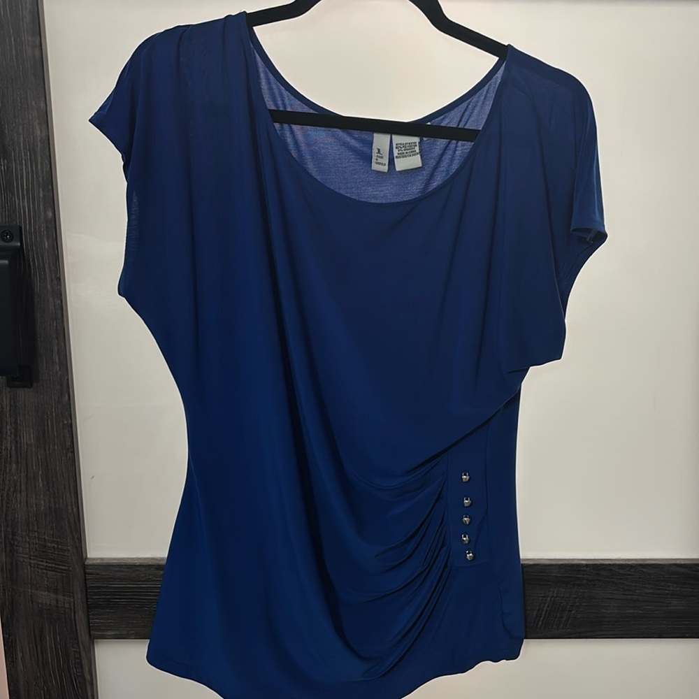 Royal blue top